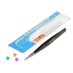 Pinza ESD12 RECTA Punta Fina Metálica - ARTKAL