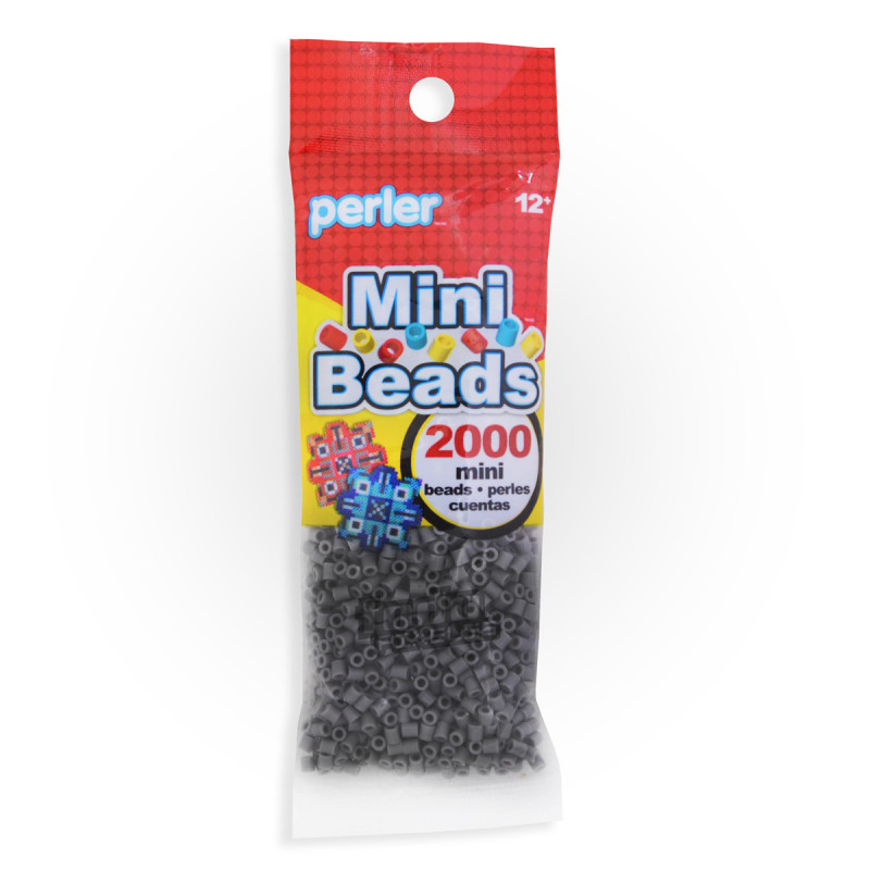 GRIS OSCURO / DARK GRAY - Bolsita 2000pz (23g) Beads 2.6mm