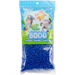 AZUL OSCURO / DARK BLUE - Bolsa 6000pz (360g aprox.) Beads 5mm
