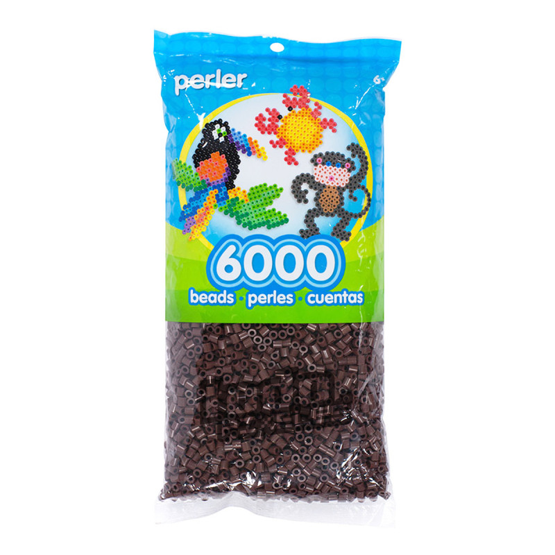 CAFÉ / BROWN - Bolsa 6000pz (360g aprox.) Beads 5mm