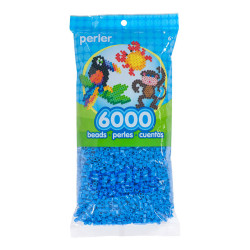 AZUL CLARO / LIGHT BLUE - Bolsa 6000pz (360g aprox.) Beads 5mm