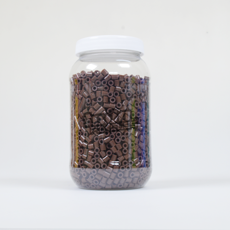 12 CAFÉ OSCURO - BOTE c/3000 Beads MIDI 5mm