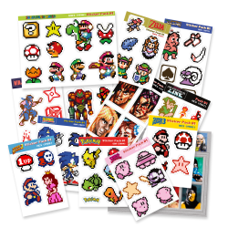 75 Sprites :: Stickers Videojuegos Retro (Pack 01)