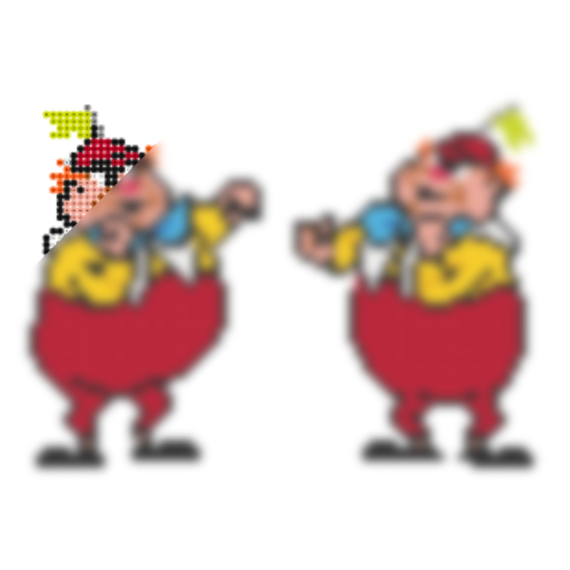 2 Sprites :: Tararí y Tarará (Tweedledee & Tweedledum) - Alice in Wonderland 2 Sprites :: Tararí y Tarará (Tweedledee & Tweedledum) - Alice in Wonderland