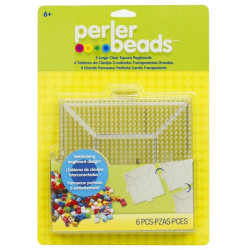 Perler Beads :: Paquete c/4 Bases Cuadradas MIDI (5mm)