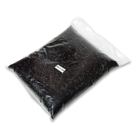 LIQUIDACIÓN - 1 Kilo Hama Beads Mini Diámetro 2.6mm - Negro  (OVALADO)