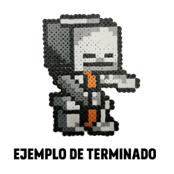 LIQUIDACIÓN - 1 Kilo Hama Beads Mini Diámetro 2.6mm - Negro  (OVALADO)