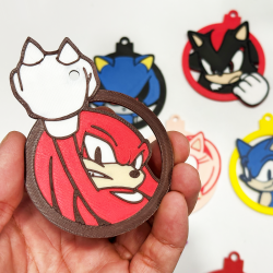 10 Esferas Navideñas 3D ( Sonic the Hedgehog ) - A Color