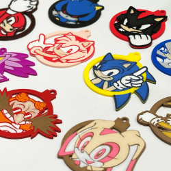 10 Esferas Navideñas 3D ( Sonic the Hedgehog ) - A Color