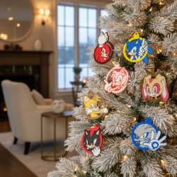 10 Esferas Navideñas 3D ( Sonic the Hedgehog ) - A Color