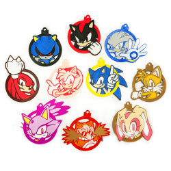 10 Esferas Navideñas 3D ( Sonic the Hedgehog ) - A Color