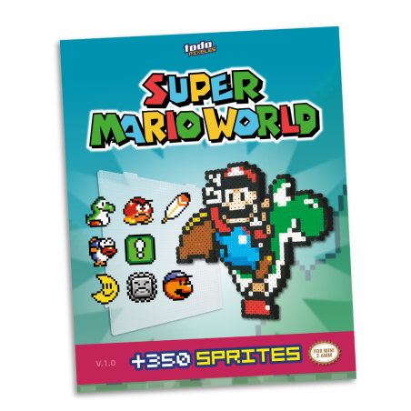 350 Sprites - Libro de Diseños Pixel Art de Super Mario World