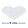 5mm - Base de Corazón 42 Clavijas de Contorno (8 cms.)
