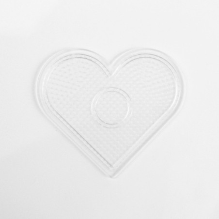 Base de Corazon Chica para beads MINI (2.6mm) - 8 cms